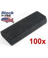 100 PU Leather Black Eyeglasses Case Reading Glasses Spectacles Small Su... - $209.91 CAD