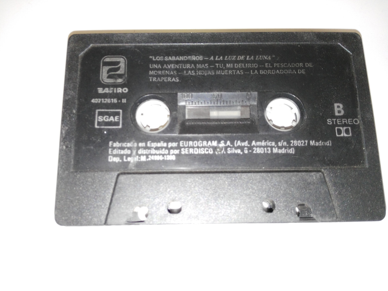 Los Sabandeños A Die Licht de Die Luna Tape Kassette 1990 sin Box Item image 2