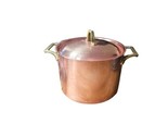 Vintage PAUL REVERE Limited Edition Copper Pot With Lid Cookware 3 QT - $66.50