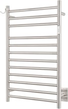 Nortta Wall Mounted Towel Warmer 12 Bars With Plug-In And Hardwired Options 3 - £197.91 GBP