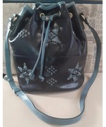 Patricia Nash Vintage Brindisi Midnight Drawstring Bucket Bag P41206 U2 - $1,707.24 MXN