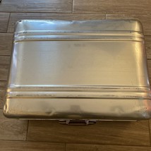 Vintage 80’s Zero Halliburton Aluminum Case Protective Briefcase 23&quot;x17&quot;x8&quot; - £115.92 GBP