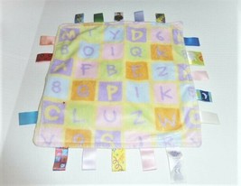 Taggies ABC Baby Girls Blanket Alphabet Fleece Security Lovey Sensory 12 x 12" - £15.91 GBP