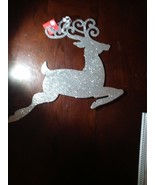 Silver Reindeer Glitter Christmas - $22.90 CAD