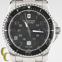 Victorinox Men&#39;s &quot;Swiss Army&quot; Stainless Steel Wrist Watch w/ Date &amp; Extr... - $343.04