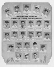 1933 WASHINGTON SENATORS 8X10 TEAM PHOTO BASEBALL PICTURE AL CHAMPS MLB - £3.93 GBP