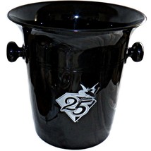 Limited Ed NHL San Jose Sharks 25th Anniversary Black Champagne Cooler Bucket - £56.21 GBP