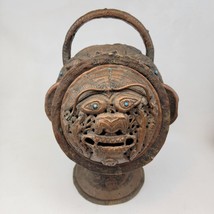 Vintage Antique Tibetan-Mongolian Incense Pot Holder Burner Copper Metal Ornate - £734.39 GBP