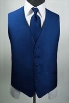 Brand New Luxury Herringbone 5 Vest and Necktie Set - $148.50