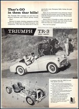 1959 TRIUMPH TR-3 Convertible Magazine Car / Automobile Print Ad A3 - £3.94 GBP