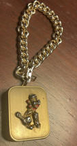 Vintage Lador Gold Miniature Music Box Bracelet w Poodle west Germany chain Read - £73.54 GBP