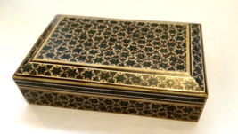 Persian Micro Mosaic Inlay Box  Anglo Indian casket, jewelry box - £31.97 GBP