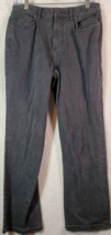 elizabeth and james Jeans Womens Size 12 Black Denim Cotton Pockets Straight Leg - £12.09 GBP