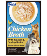 Inaba Chicken Broth Cat Side Dish: Chicken &amp; Scallop Recipe - £3.10 GBP