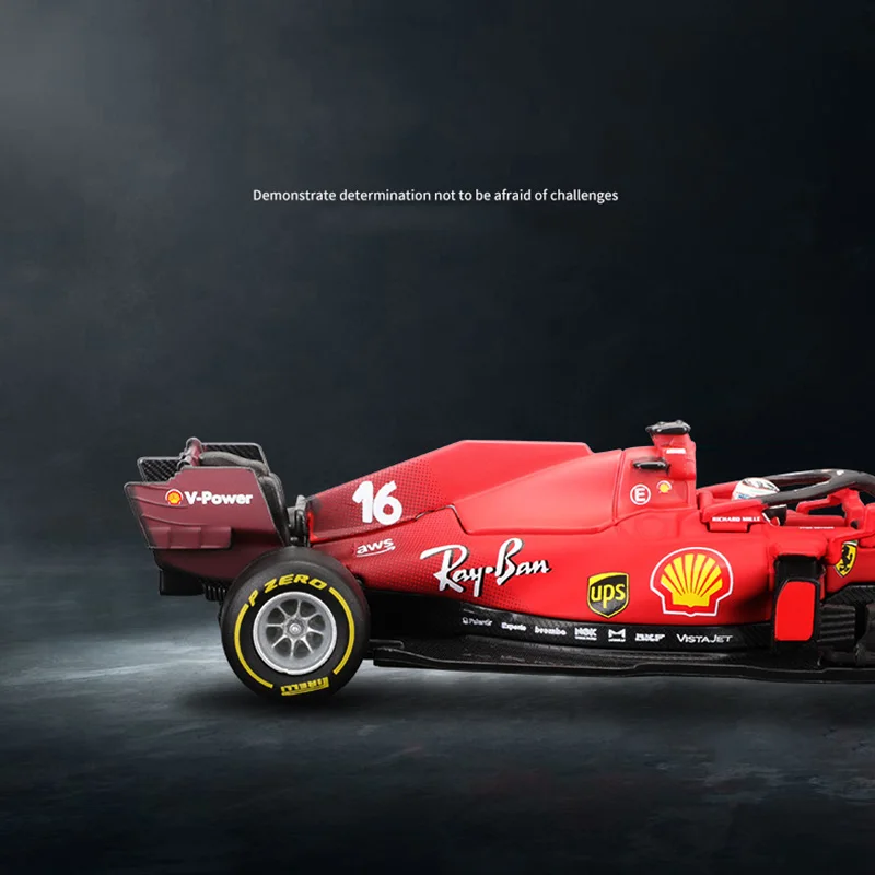 Play Bburago 1:43 2021 Ferrari F1 Formula SF21 #55 #16 Alloy Toy Car Model Carlo - £65.35 GBP
