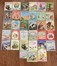 Lot Of 33 Little Golden Books Various Titles 1950-90 - £24.18 GBP