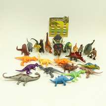 Lot of Plastic Dinosaur Toy Figures Mixed Sizes &amp; Brands (LOT OF 23) - £19.10 GBP