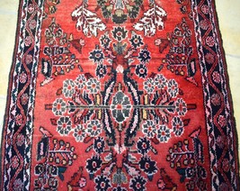 3&#39;4 x 10&#39;3 Vintage S Antique Handmade Caucasian Oriental Carpet Wool Runner Rug - £489.48 GBP