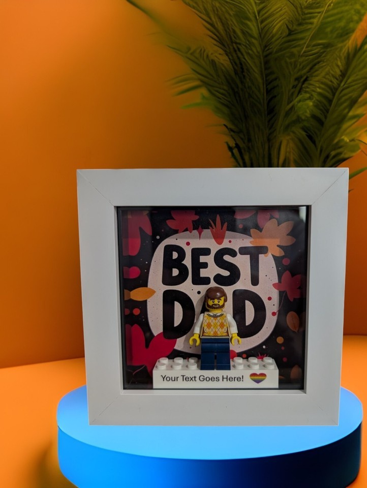 Fathers Day Personalised LEGO® Gift. Celebration Gift For Him - $16.15