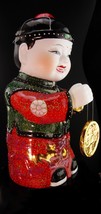 Very Large red Jintong Golden Boy Yunu Chinese Statue - housewarming gift - Good - £98.36 GBP