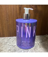 RARE PINK Victoria&#39;s Secret Have More Fun Body Lotion 16.9 FL OZ New - $54.99