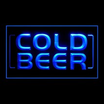 170023B Cold Beer Bar Pub Club Foam-topped Beer Golden OPEN LED Light Sign - £17.57 GBP