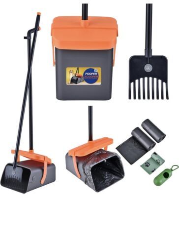 TOP POOPER SCOOPER 5.2L NO SMELL LID AND EASY TO CLEAN 46” HANDLE - $14.84