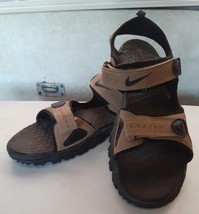 Nike ACG 307668-203 VTG Brown Leather Adjustable Sandal Shoes Men&#39;s US 15 (u2) - £38.94 GBP