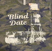Live & Tell Apparel Camo Blind Date Tee NWT XXL Green, Navy, Gray image 5