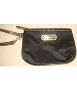 B. Makowsky Black &amp; Gold Zippered  Wristlet Bag - $25.60 CAD