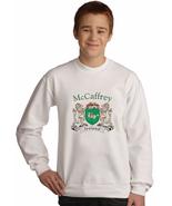 McCaffrey Irish coat of arms Sweatshirt in White - $29.35