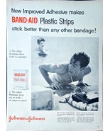 Band-Aid Plastic Strips Stick Better than any other bandage 1953 VTG Pri... - $9.46