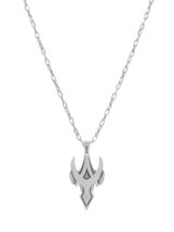 KICKY &amp; PERKY 925 Sterling Silver Men&#39;s Phoenix Rebirth Pendant with Cha... - $129.00