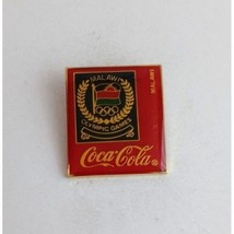 Vintage Coca-Cola Malawi Olympic Games Olympic Lapel Hat Pin - £9.53 GBP