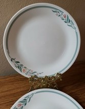 Set of 5 Corning Corelle Rosemarie Tulip Pattern 10¼&quot; Dinner Plates Exc Cond - £7.98 GBP