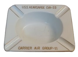 Uss Kearsarge CVA-33 Vintage Ceramica Posacenere Fukagawa Ceramica - £16.09 GBP