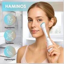 Eye Massager Wand with Heat, Vibration &amp; Red/Blue LED, Ionic (Galvanic) ... - $28.70