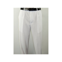 Mens INSERCH 2pc Walking Leisure Suit Shirt Pants Set Short Sleeves 9356 White image 4