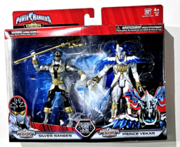 Saban&#39;s Power Rangers The Mega Collection Silver Ranger Vs Prince Vekar - £26.57 GBP