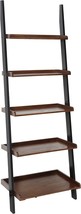 Convenience Concepts French Country Bookshelf Ladder, Dark Walnut / Black - £111.69 GBP