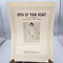 Vintage Sheet Music, Open Up Your Heart and Let the Sunshine In by Stuart Hamble - £18.56 GBP