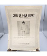 Vintage Sheet Music, Open Up Your Heart and Let the Sunshine In by Stuart Hamble