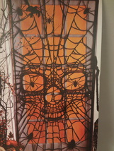 Halloween Spider Skull Door Panel - $13.50