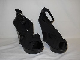 BCBGeneration BCBG Generation New Womens Gonzalo Black Sandals 10 M Shoes - £54.60 GBP