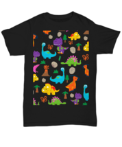 Dinosaur Print T Shirt Cute Men&#39;s ABDL Ab/DL Ageplay Tshirt - Unisex Tee - £15.79 GBP+