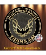 High Performance Trans Am Vintage Replica Aluminum Metal Sign 12&quot; Round New - £15.61 GBP