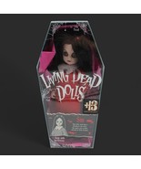 Living Dead Dolls Sin Mini Devil Doll In Red Dress With Tail &amp; Coffin Box - $81.83 CAD