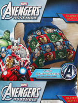 Avengers Gallery Assembled Marvel MULTI-COLOR Twin Comforter Bedding New - £75.56 GBP