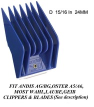 Andis Universal Attachment Guide 15/16&quot; 24mm Comb*Fit Agc,Excel,Pulse Zr,Mbg,Bdc - £3.21 GBP