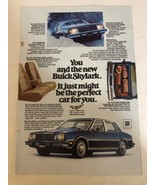 1980 Buick Skylark Car Vintage Print Ad pa10 - $8.90